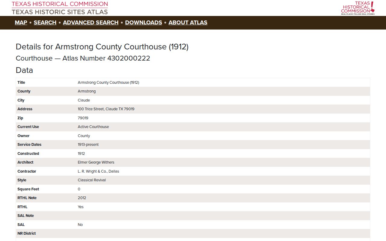 Claude court docket context at the historic Armstrong County courthouse