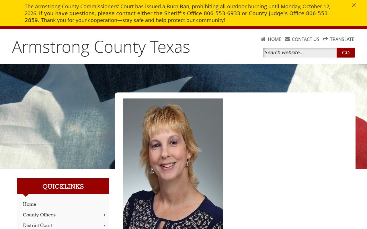 Armstrong County court docket District Clerk contact